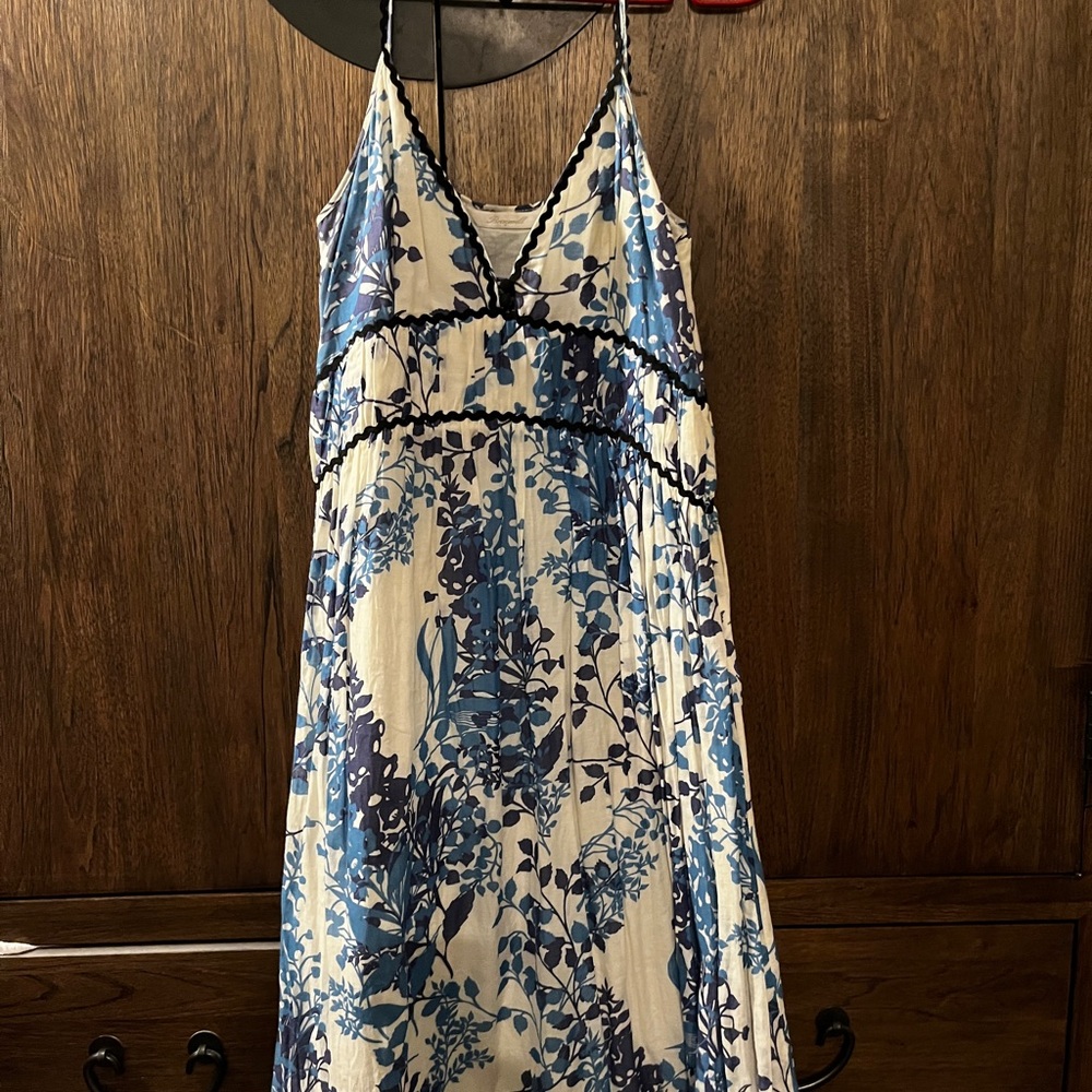 Blue Floral Bracewell Dress